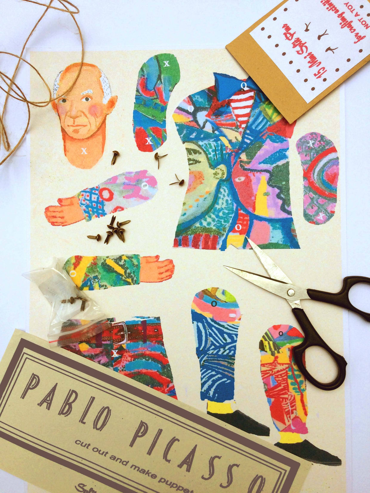 Cut & Make Paper Puppet - Artist Series - Picasso