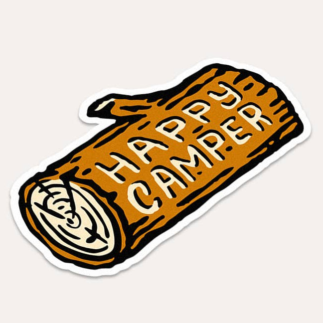 Happy Camper - Vinyl Sticker