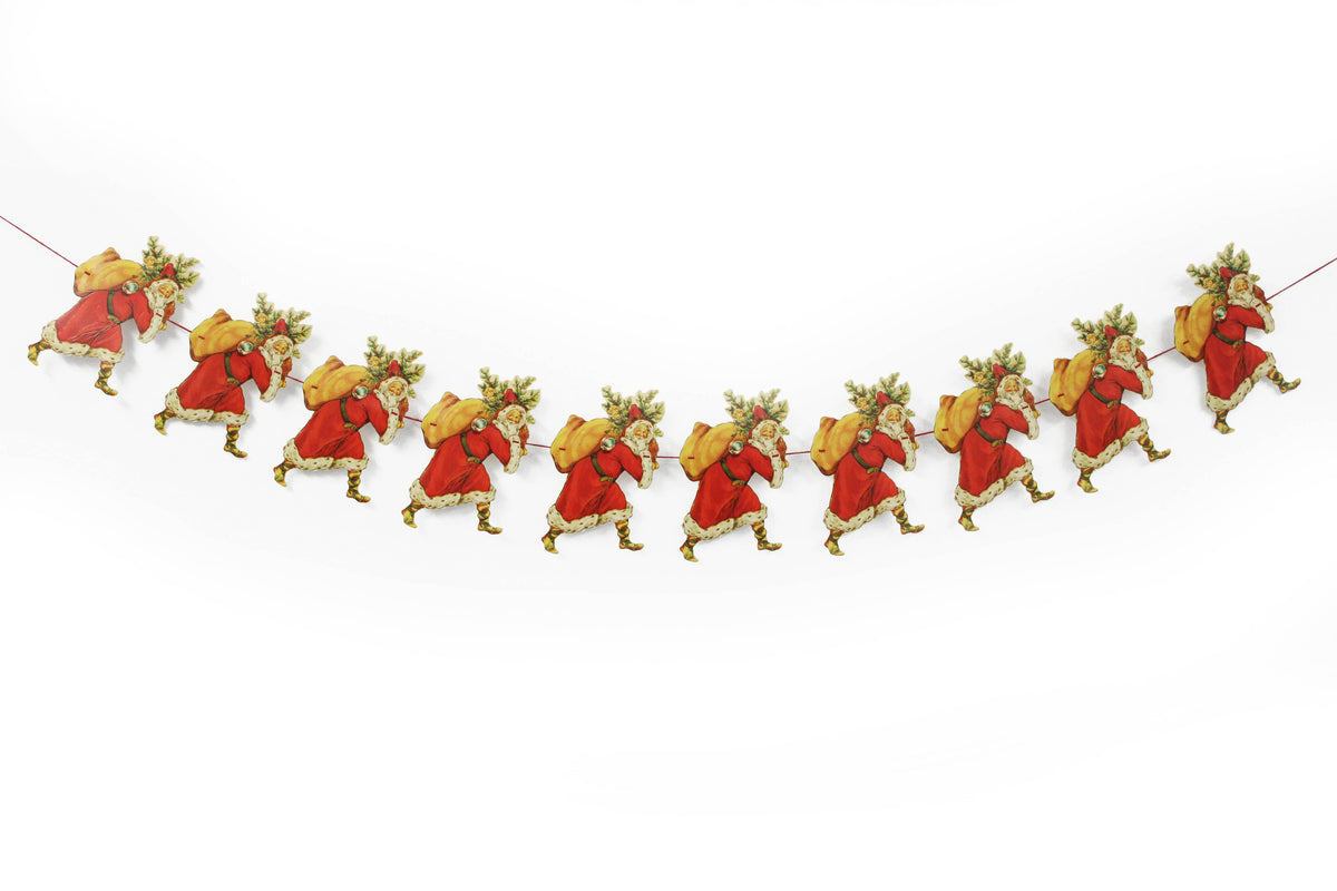 Father Christmas Paper Garland