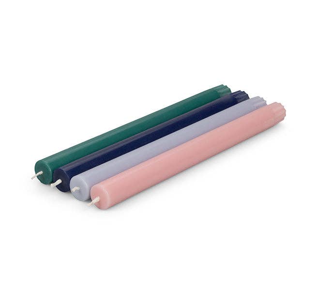 Verbena Mauve Dinner Candles - Pack of 6