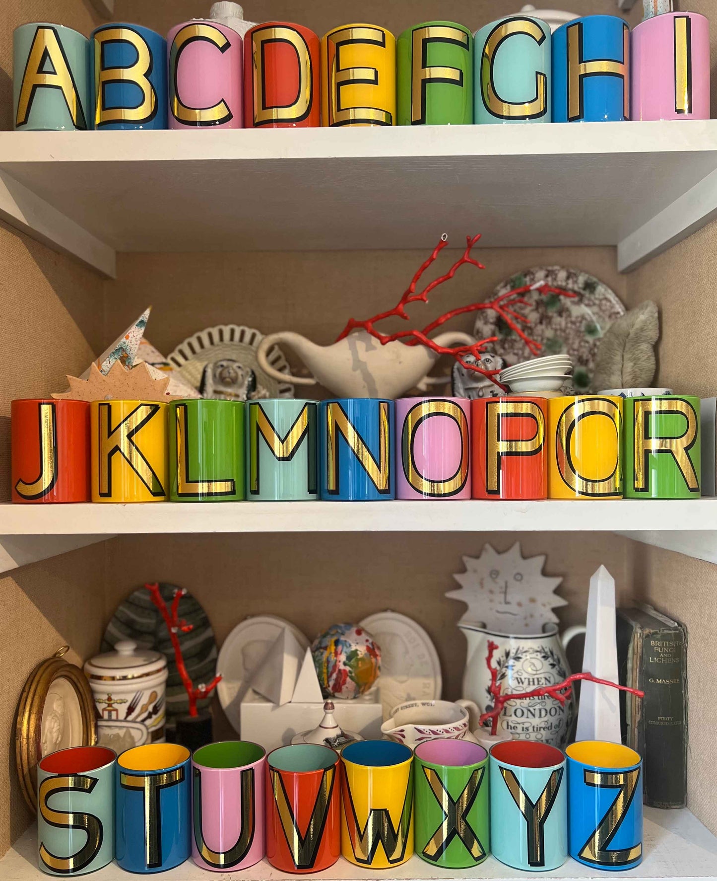 Alphabet Brush Pot - D
