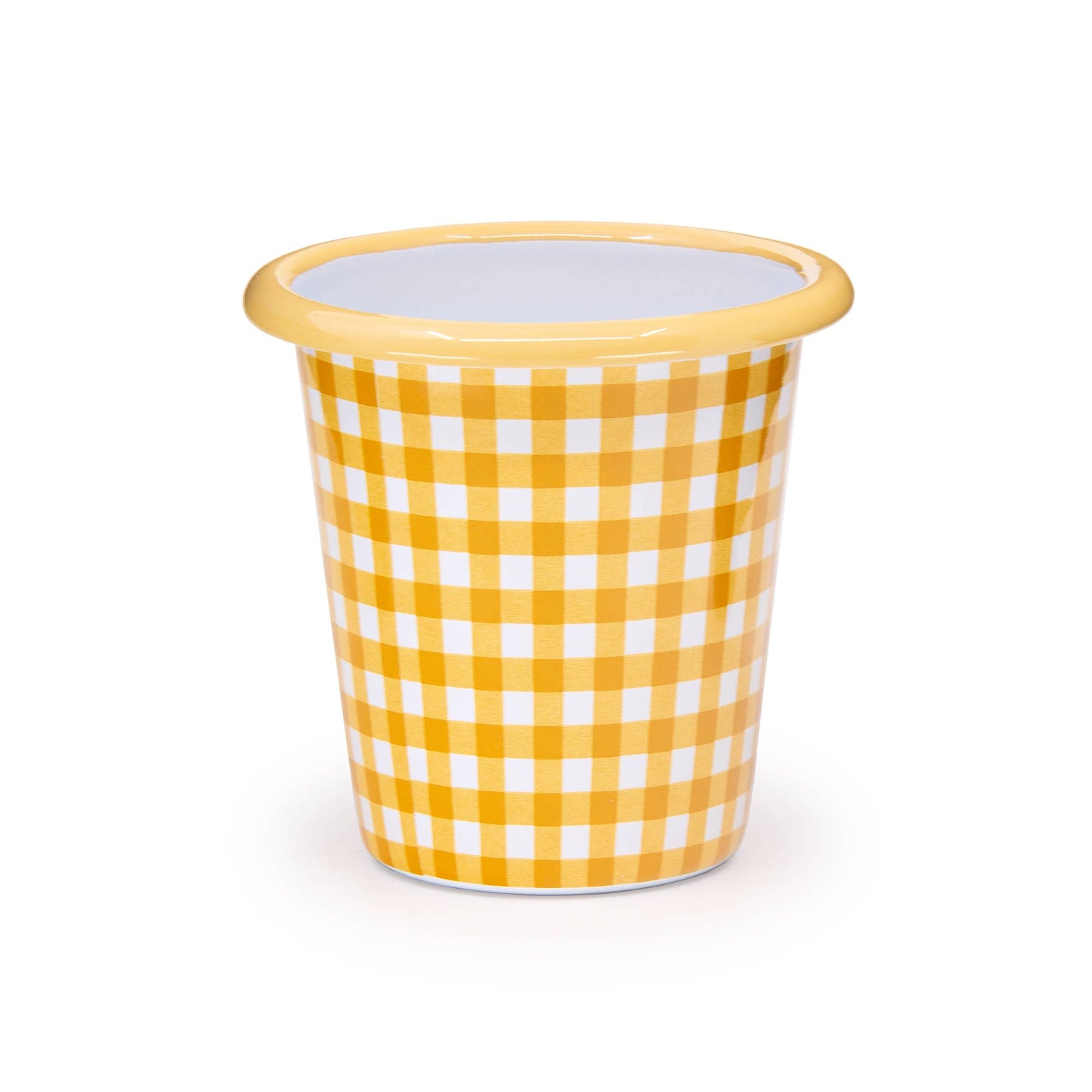 Max Humphrey x CCH Plaid Enamelware Tumbler: Pink