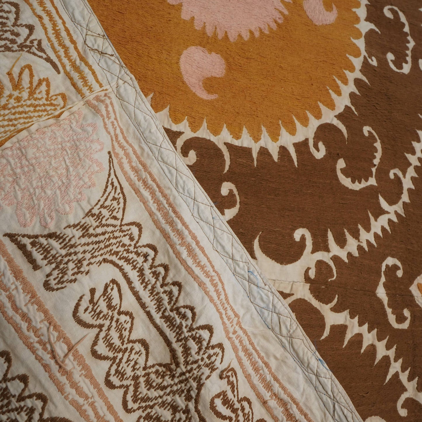 Vintage Suzani Throw - 230cm x 370cm