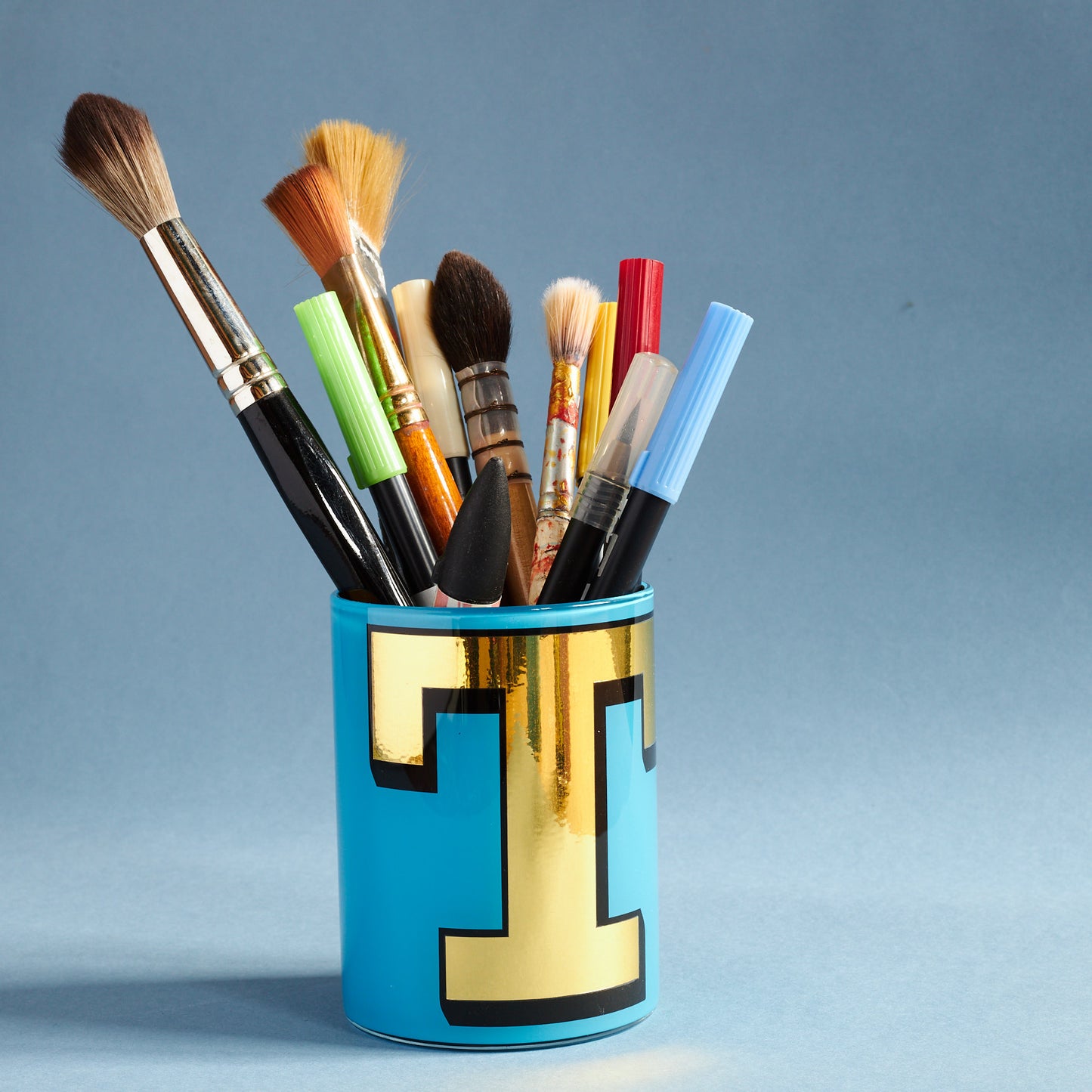 DISCONTINUED: Alphabet Brush Pot - O