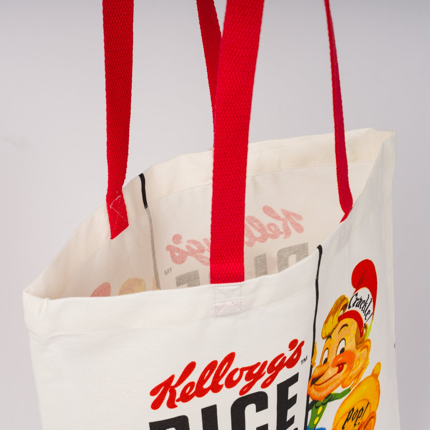 Vintage Kellogg's Rice Krispies Snap Crackle & Pop Tote Bag