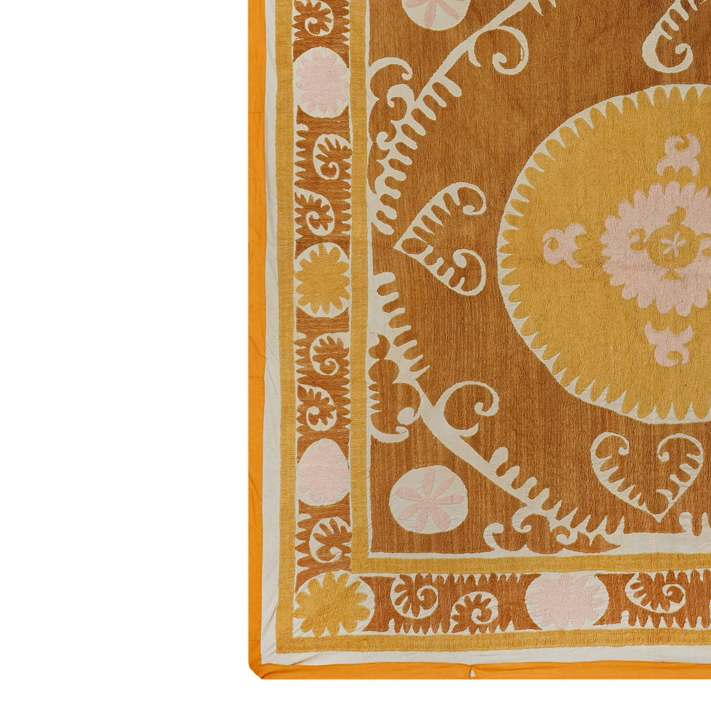 Handmade Vintage Suzani Throw - 156cm x 158cm