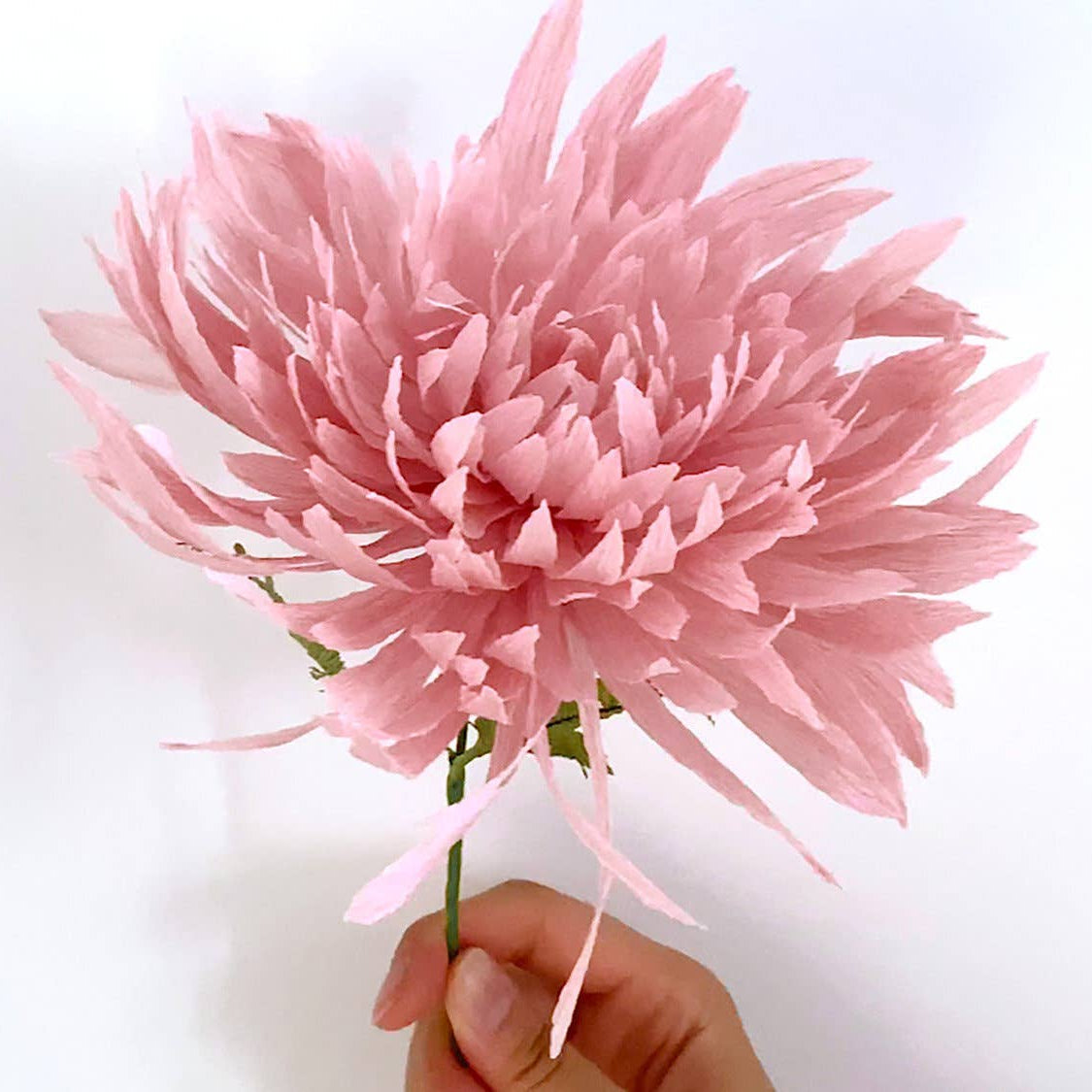 Make Your Own Crepe Paper Chrysanthemum Flower