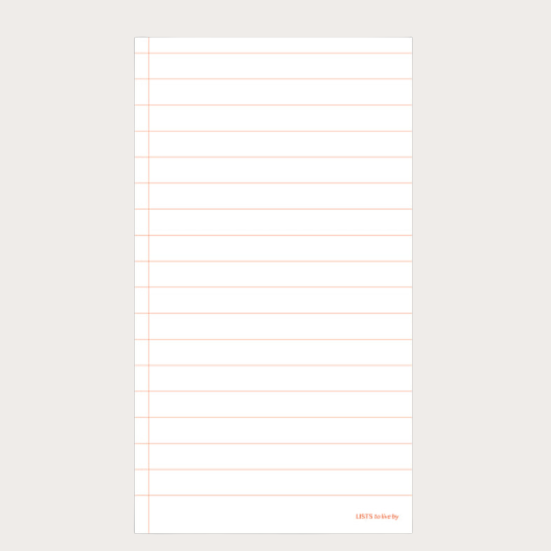 Paperian Lists To Live by 'Weekly' Memo Pad