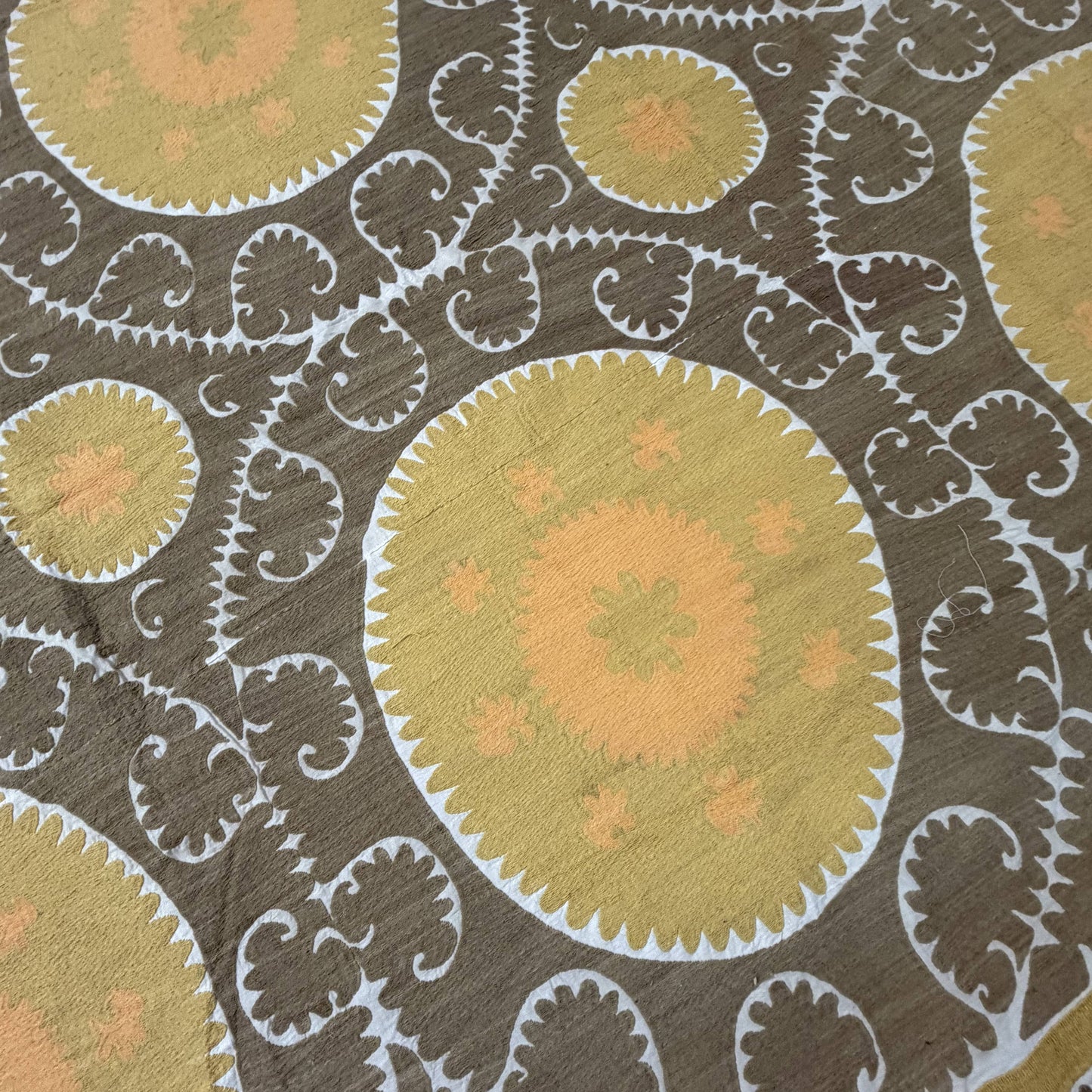 Handmade Vintage Suzani Throw - 230cm x 356cm