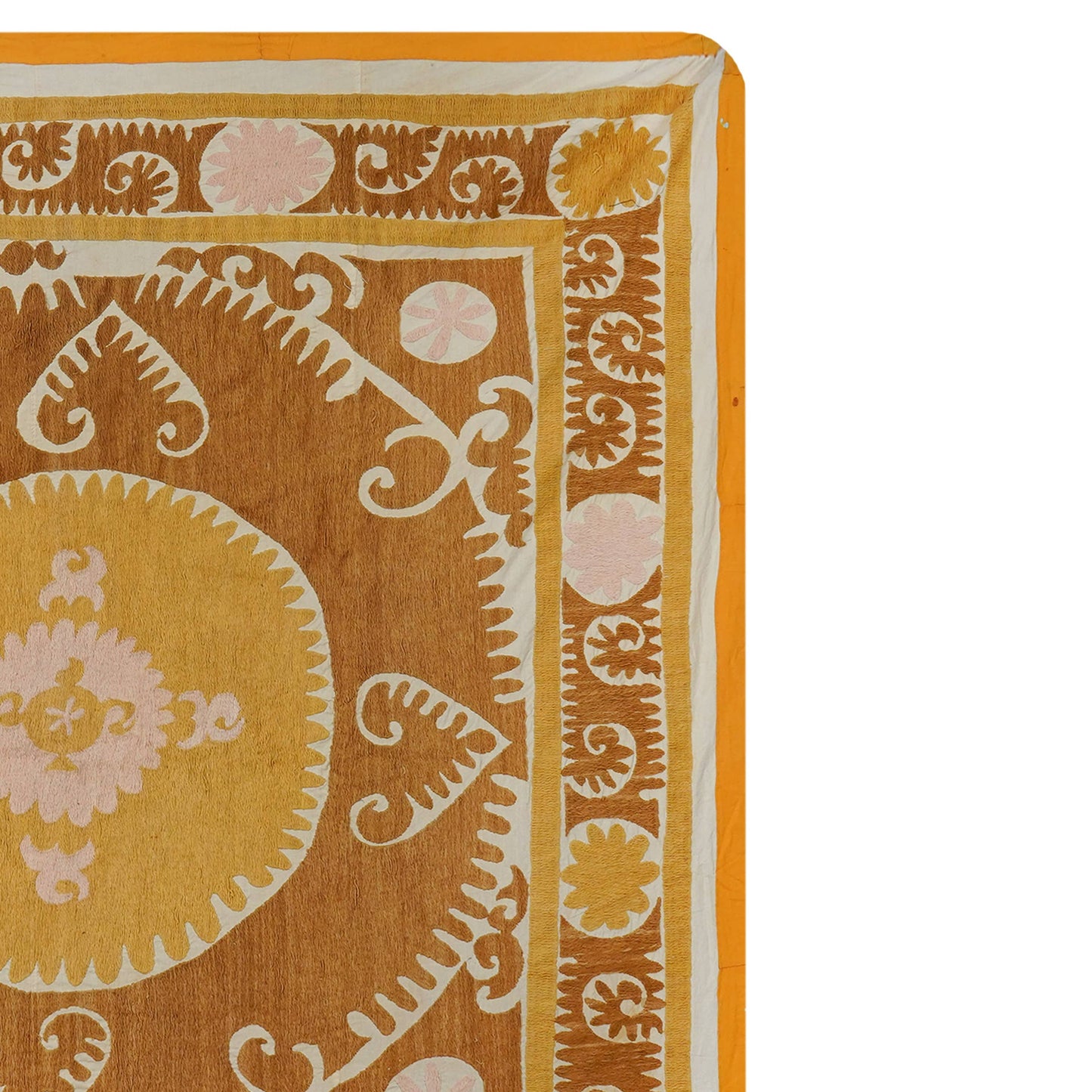 Handmade Vintage Suzani Throw - 156cm x 158cm