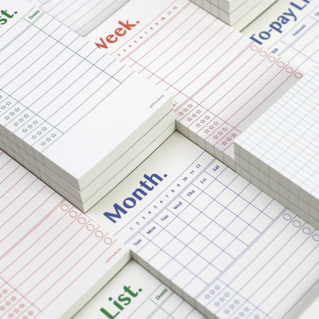 Paperian Lists To Live by  'To Pay' Memo Pad