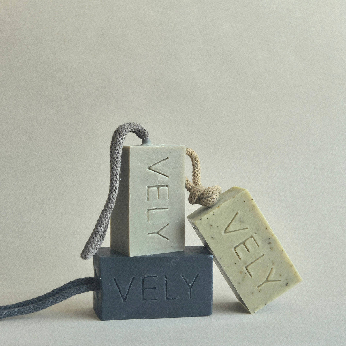Handmade Soap On A Rope “Black Rose"