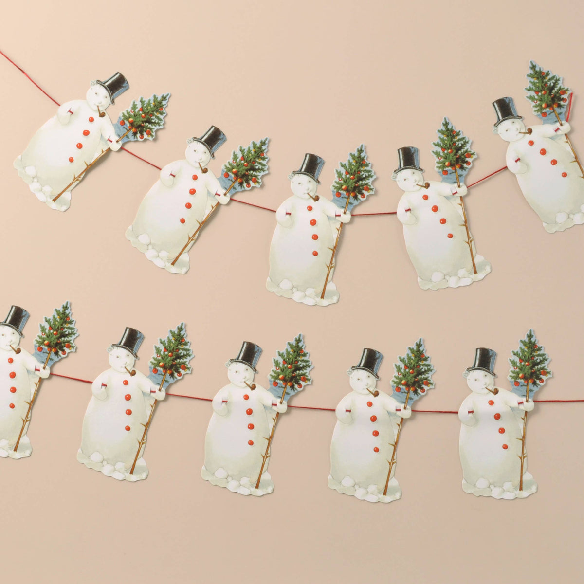 Snowman Christmas Garland