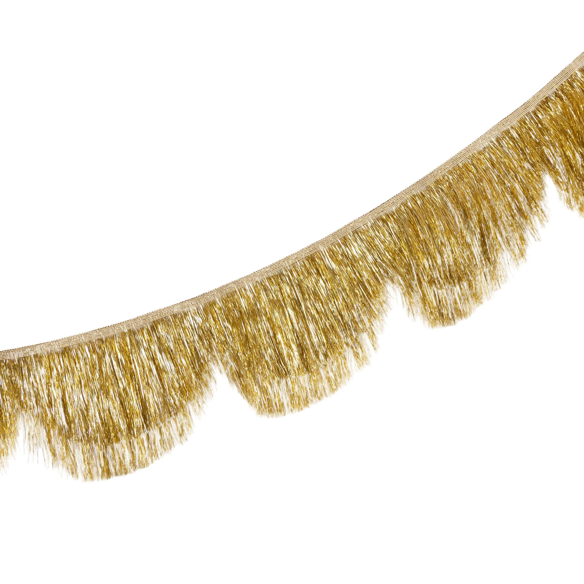 Gold Tinsel Garland - 6ft