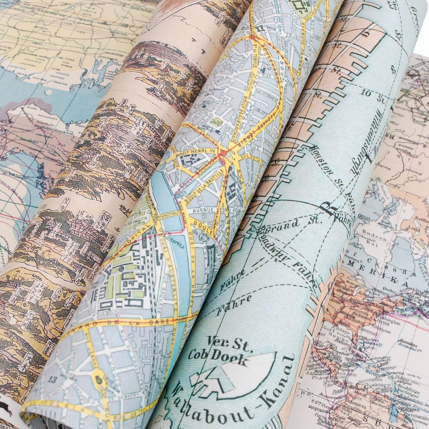 Maps Gift & Creative Paper Book Vol. 60