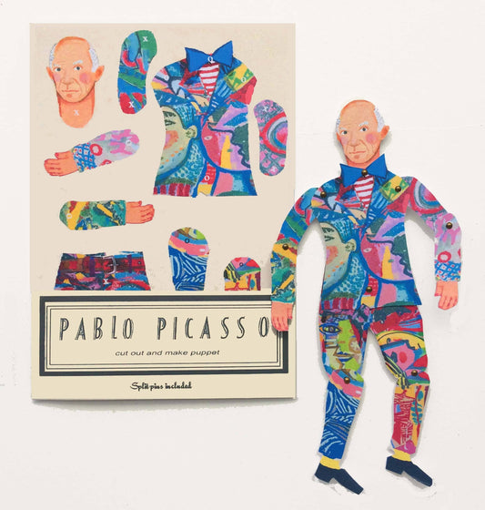 Cut & Make Paper Puppet - Artist Series - Picasso