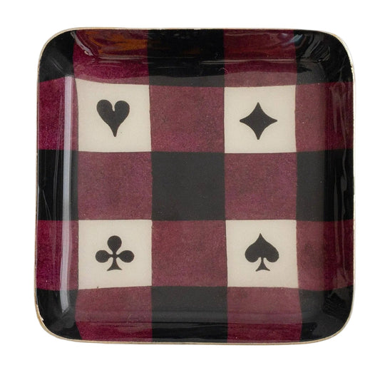 House of Suits - Small Square Enamel Tray
