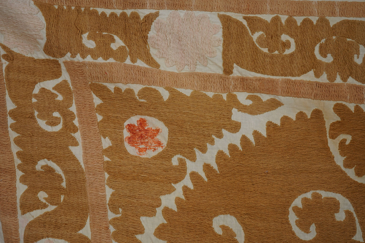 Handmade Vintage Suzani Throw - 130cm x 130cm