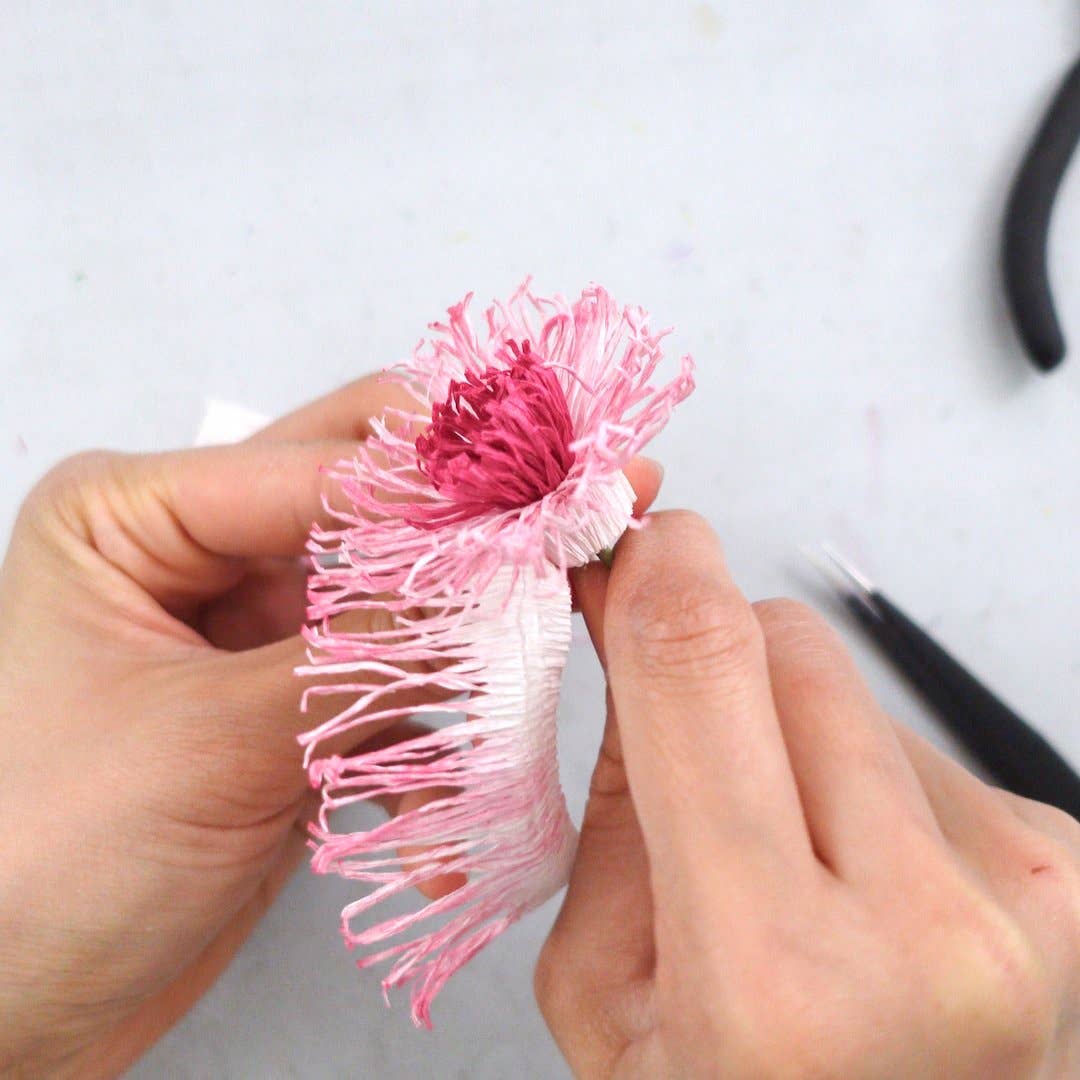 Make Your Own Crepe Paper Japanese Chrysanthemum