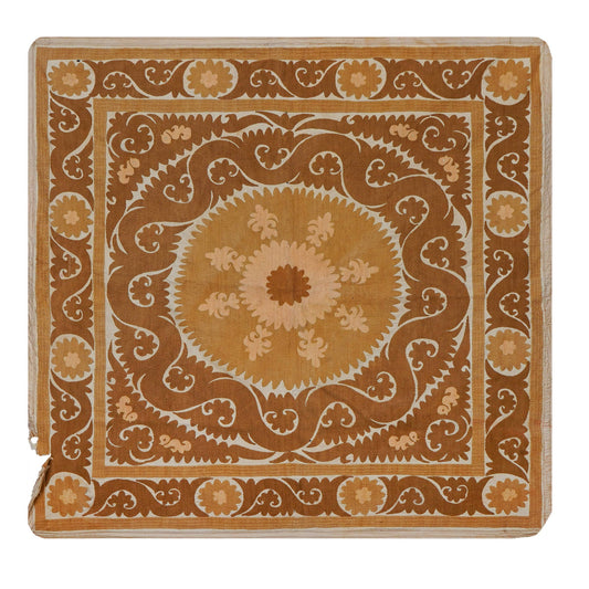 Handmade Vintage Suzani Throw - 138cm x 144cm