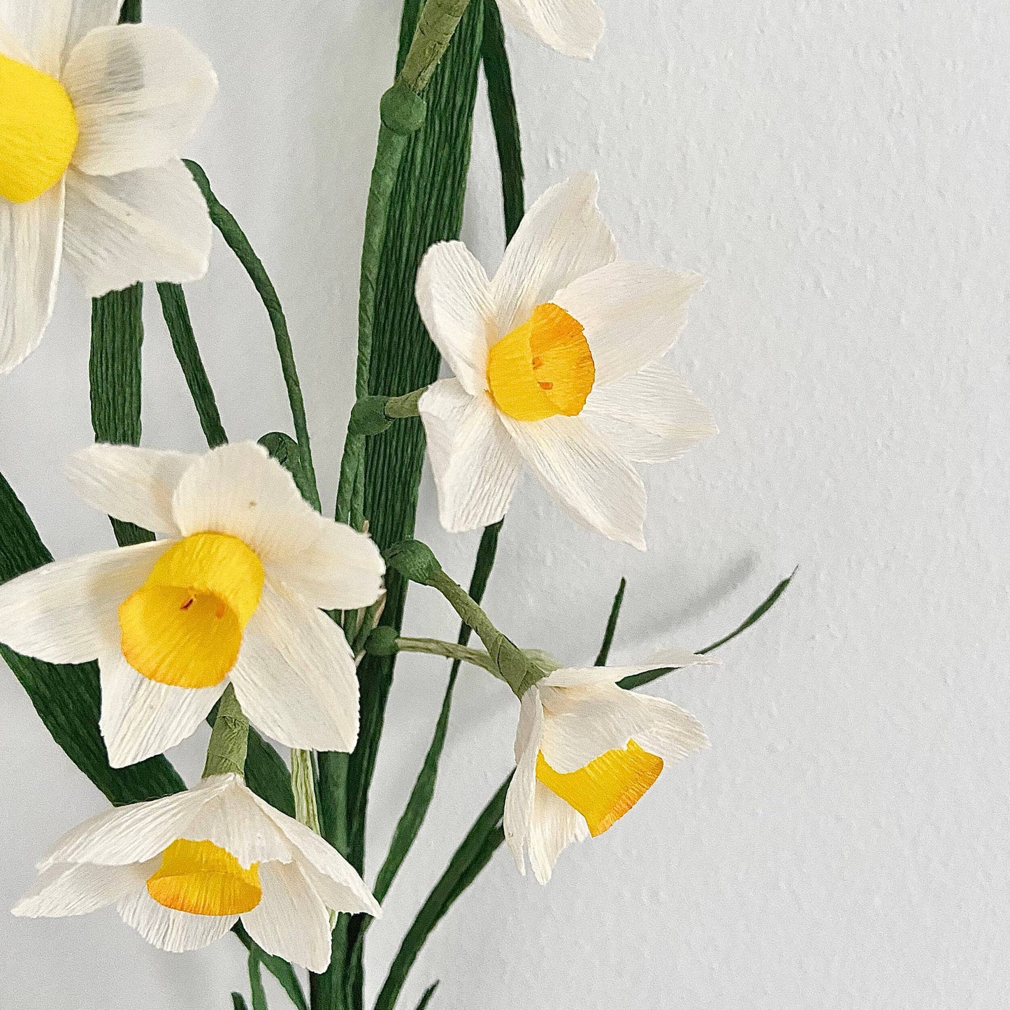Make Your Own Crepe Paper Bunch-Flowered Narcissus