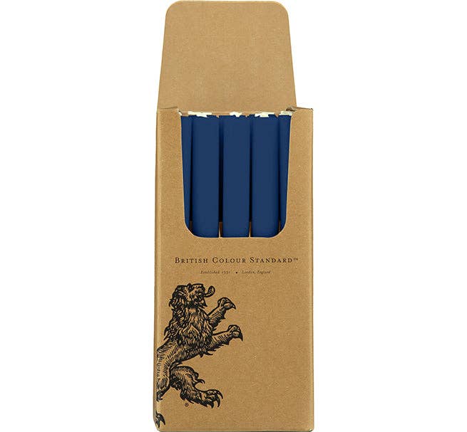 Midnight Blue Dinner Candles - Pack of 25
