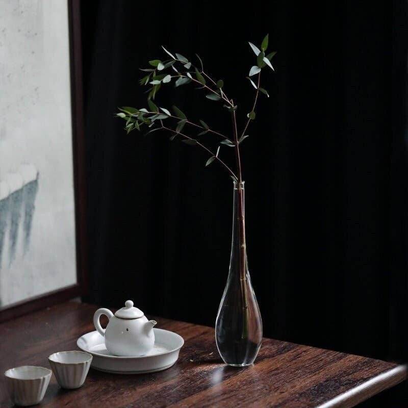 Tall Glass Vase