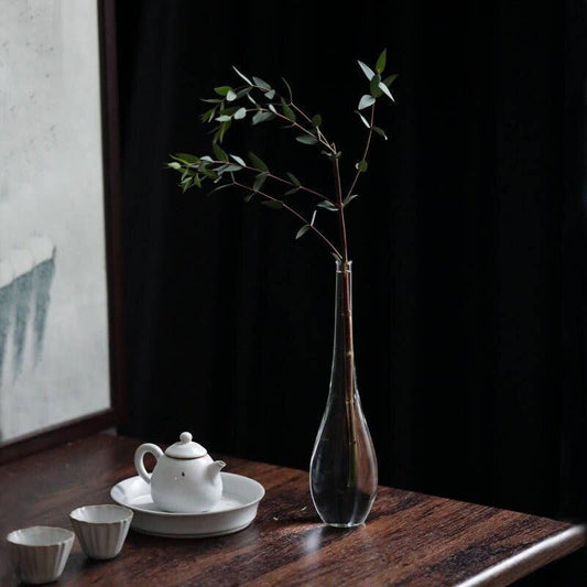 Tall Glass Vase