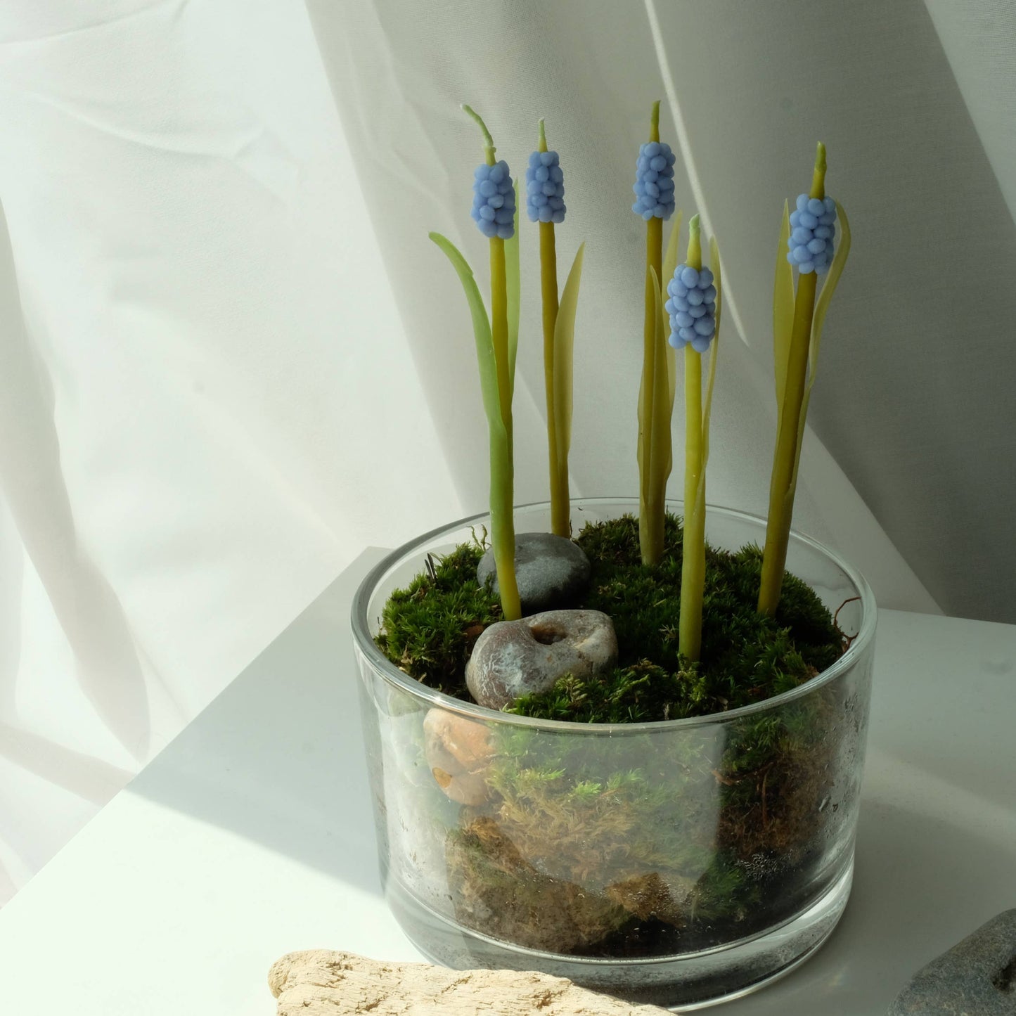 DIY Beeswax Muscari Flower Candle Kit
