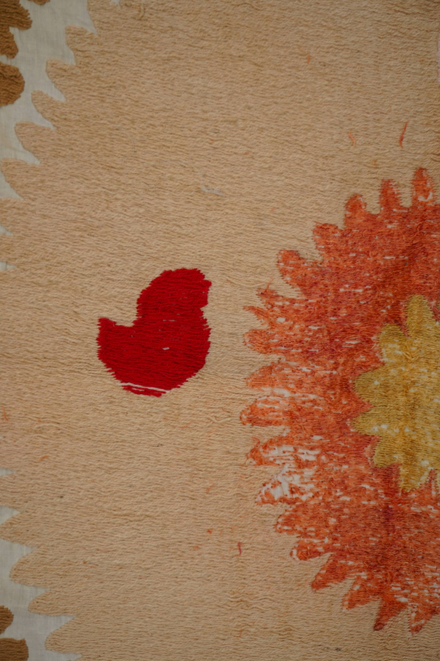 Handmade Vintage Suzani Throw - 130cm x 130cm