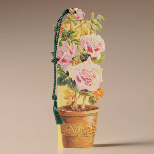 Roses In A Pot Bookmark Card