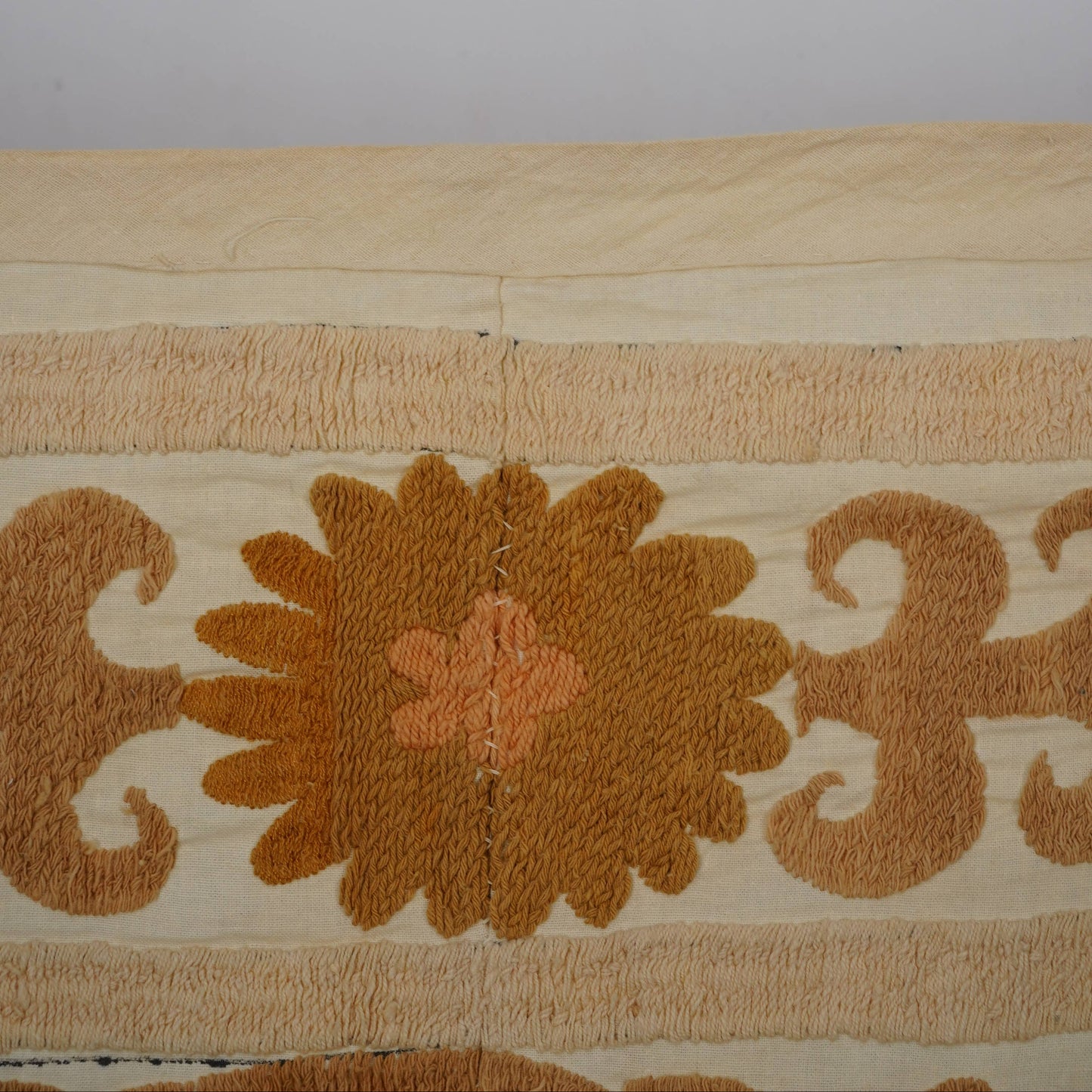 Handmade Vintage Suzani Throw - 132cm x 140cm