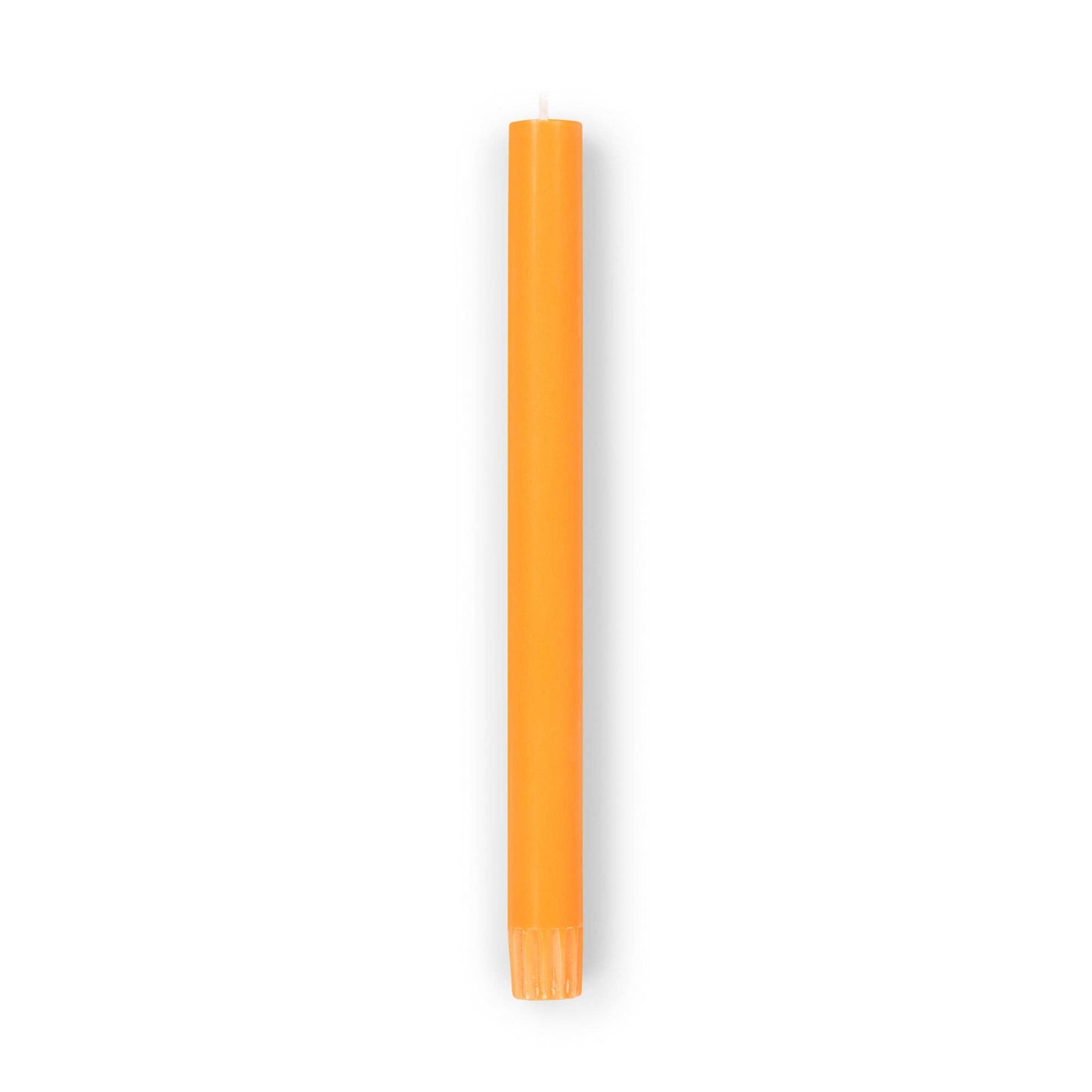 Bright Orange Dinner Candles - Pack of 6