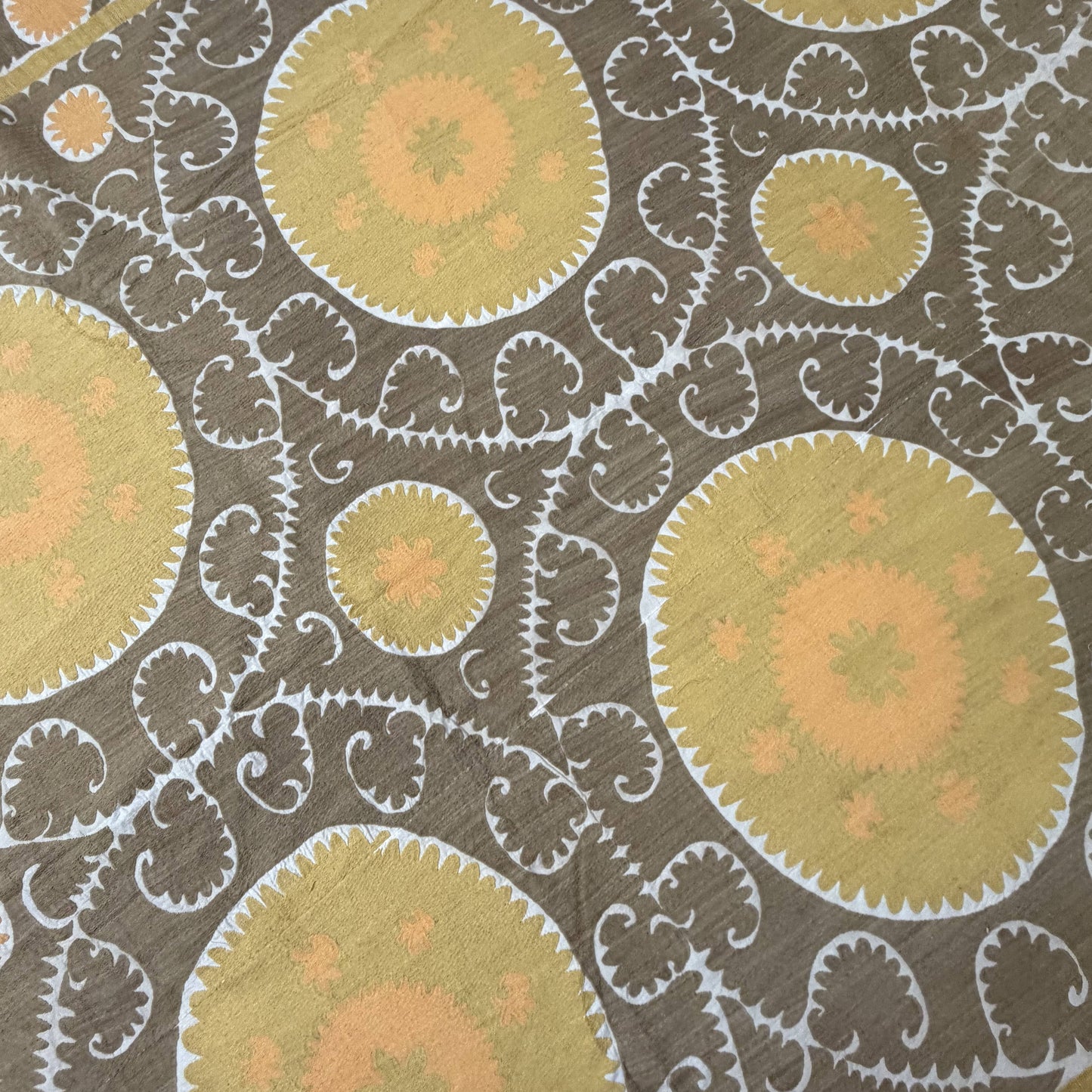 Handmade Vintage Suzani Throw - 230cm x 356cm