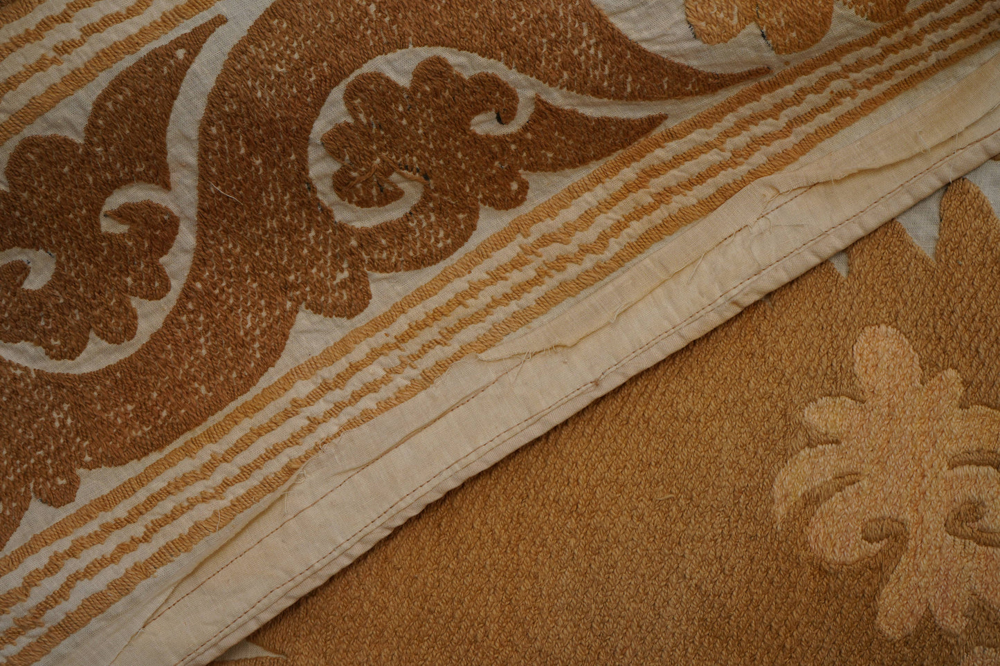Handmade Vintage Suzani Throw - 138cm x 144cm