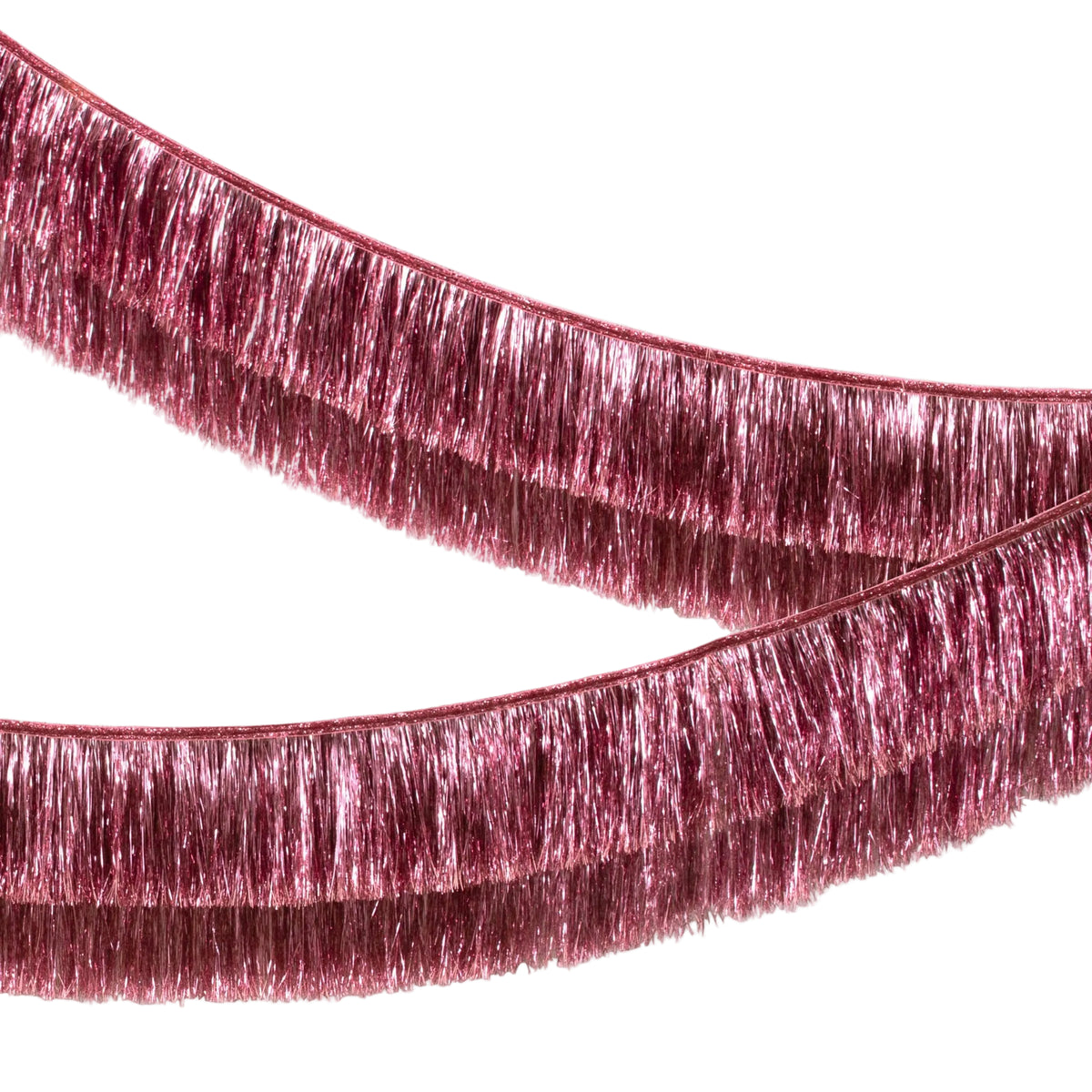 Pink Tinsel Fringe Garland - 6ft