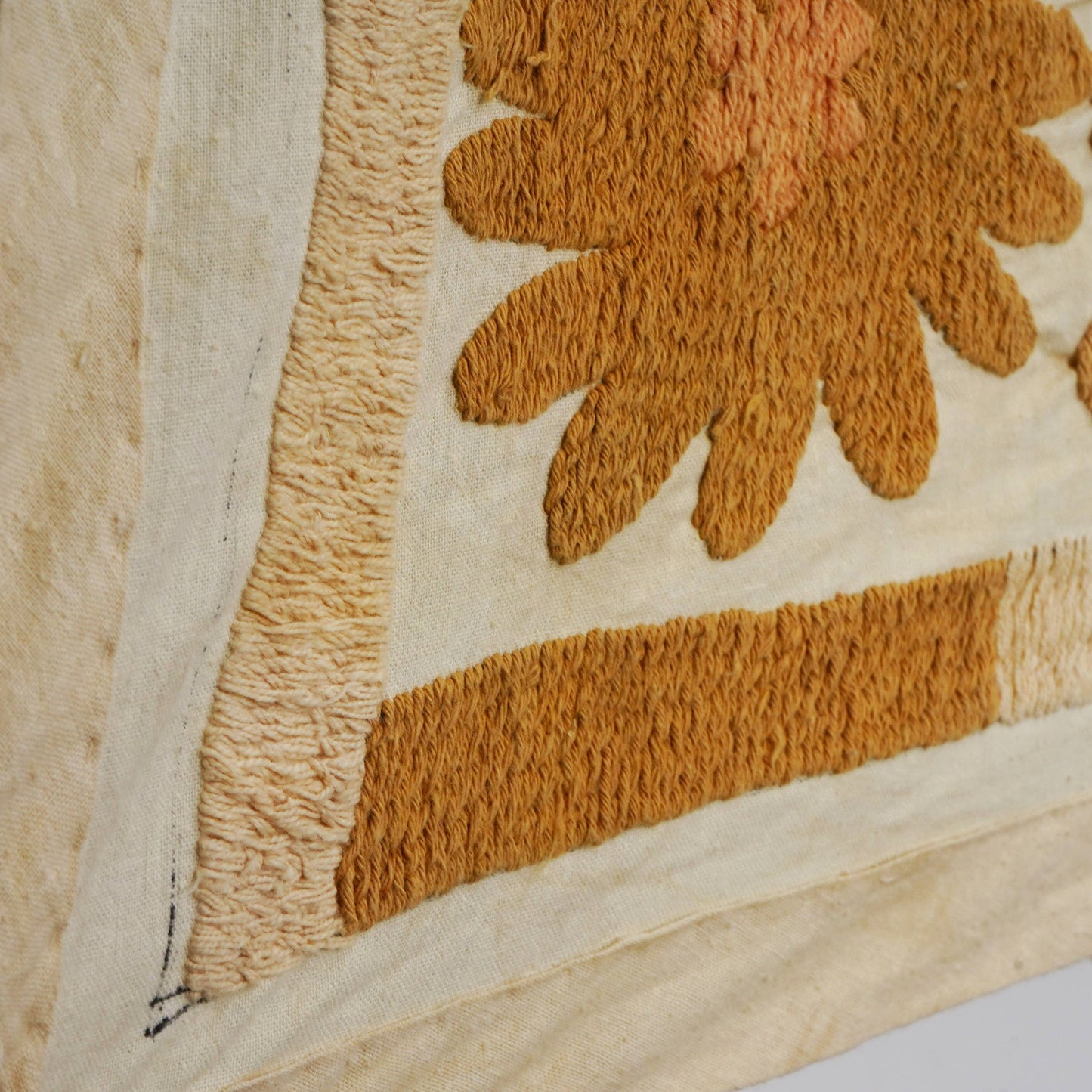 Handmade Vintage Suzani Throw - 132cm x 140cm