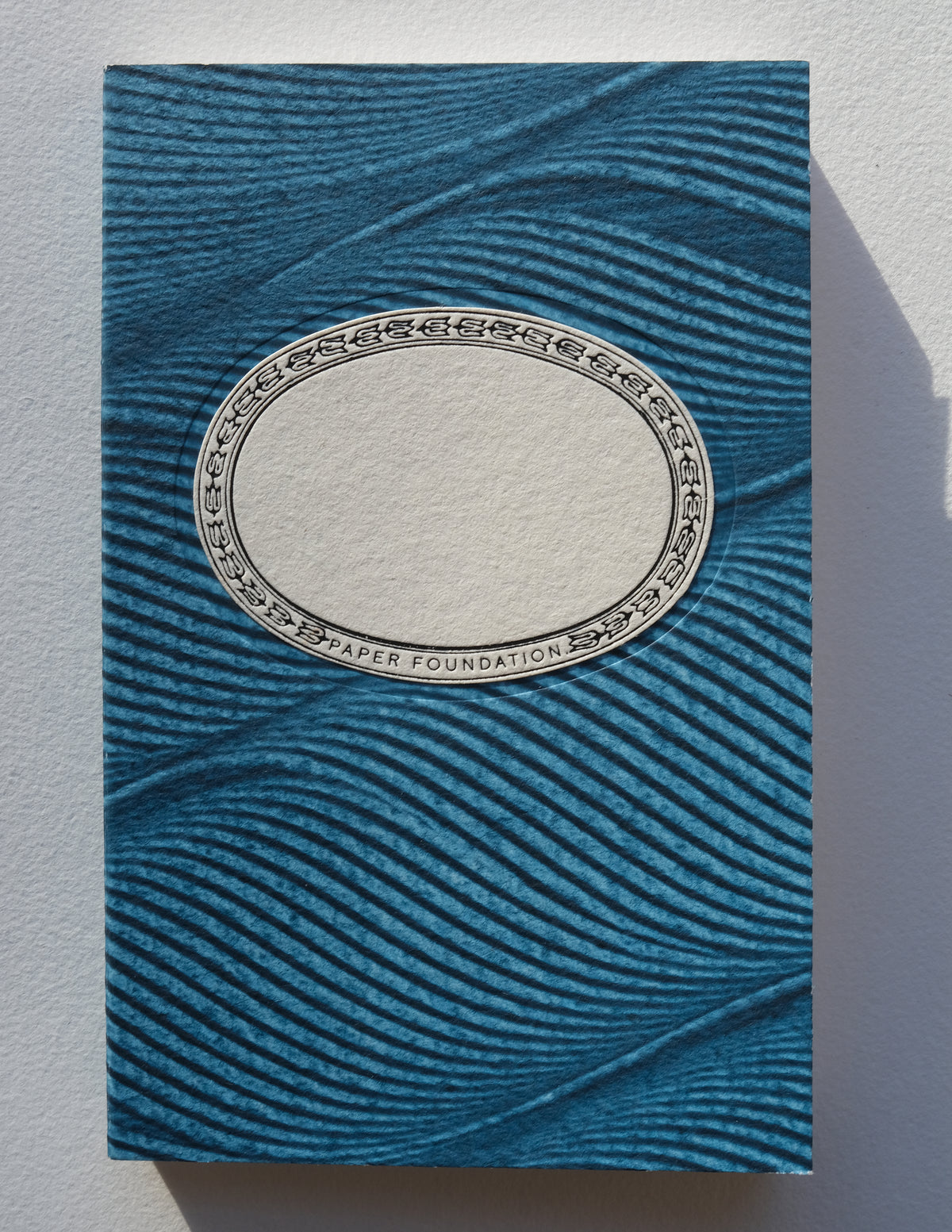 Hand Decorated Notebook - Soundwave Blue - Small