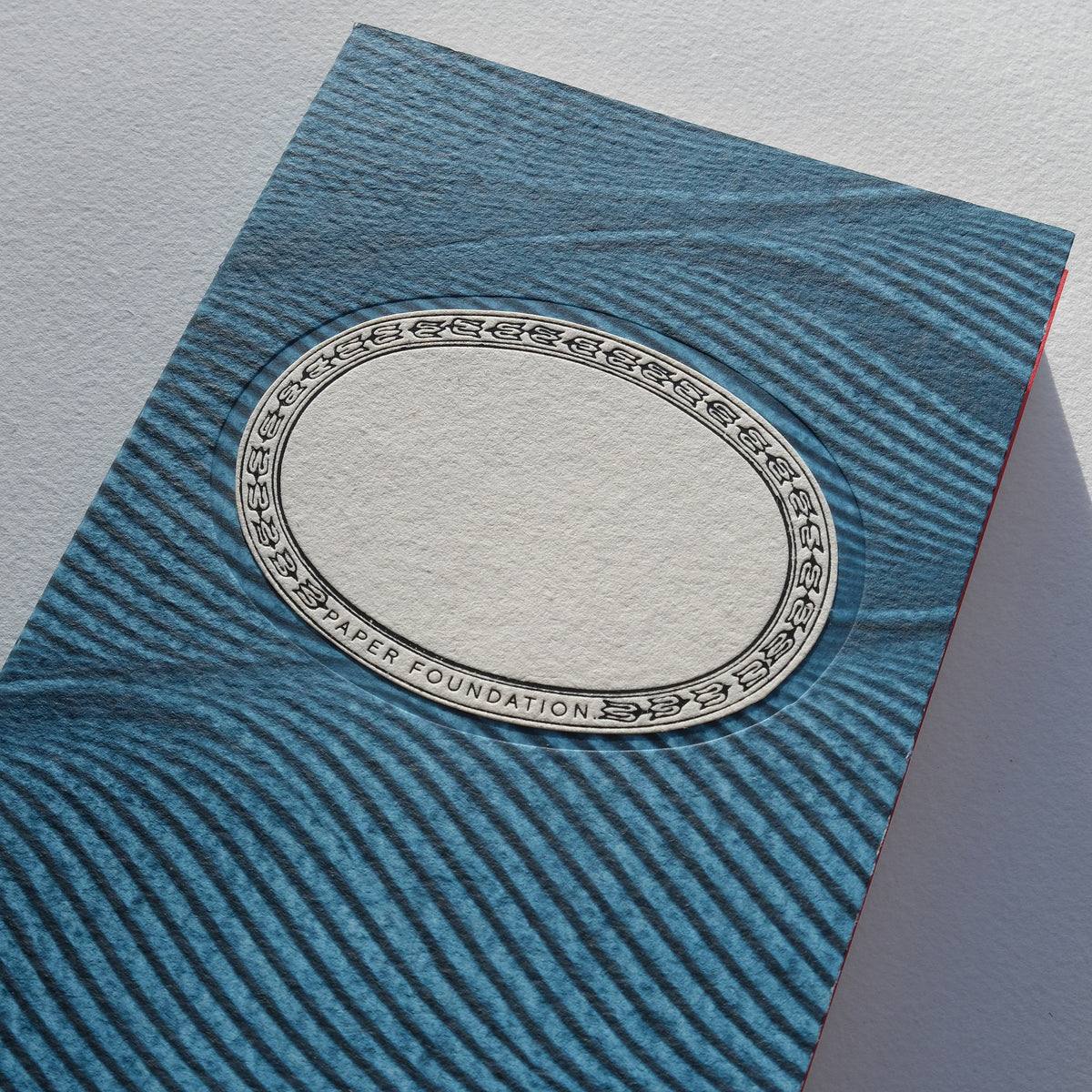 Hand Decorated Notebook - Soundwave Blue - Small