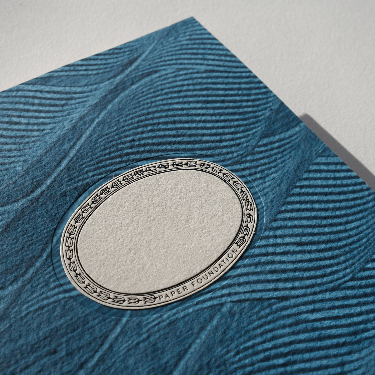 Hand Decorated Notebook - Soundwave Blue - Large