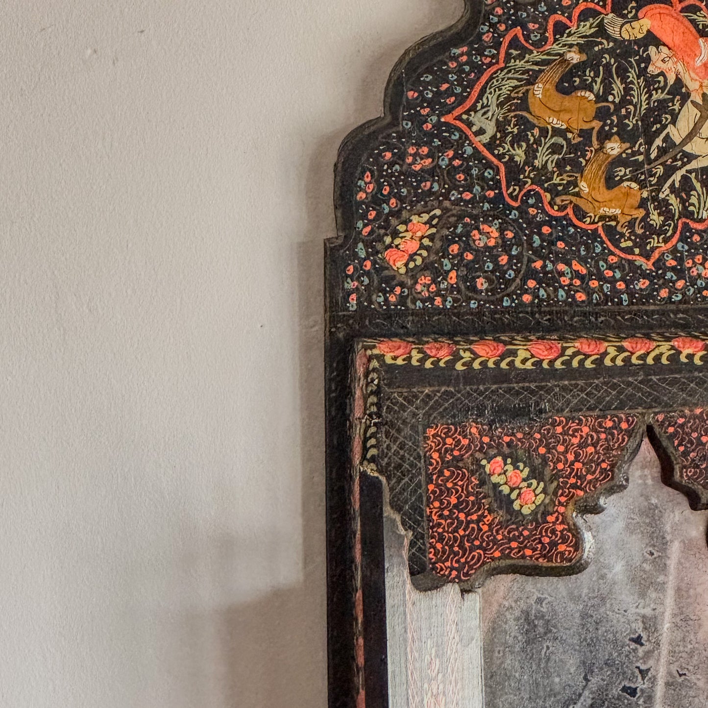 An Early 20th Century Indian Door Mirror