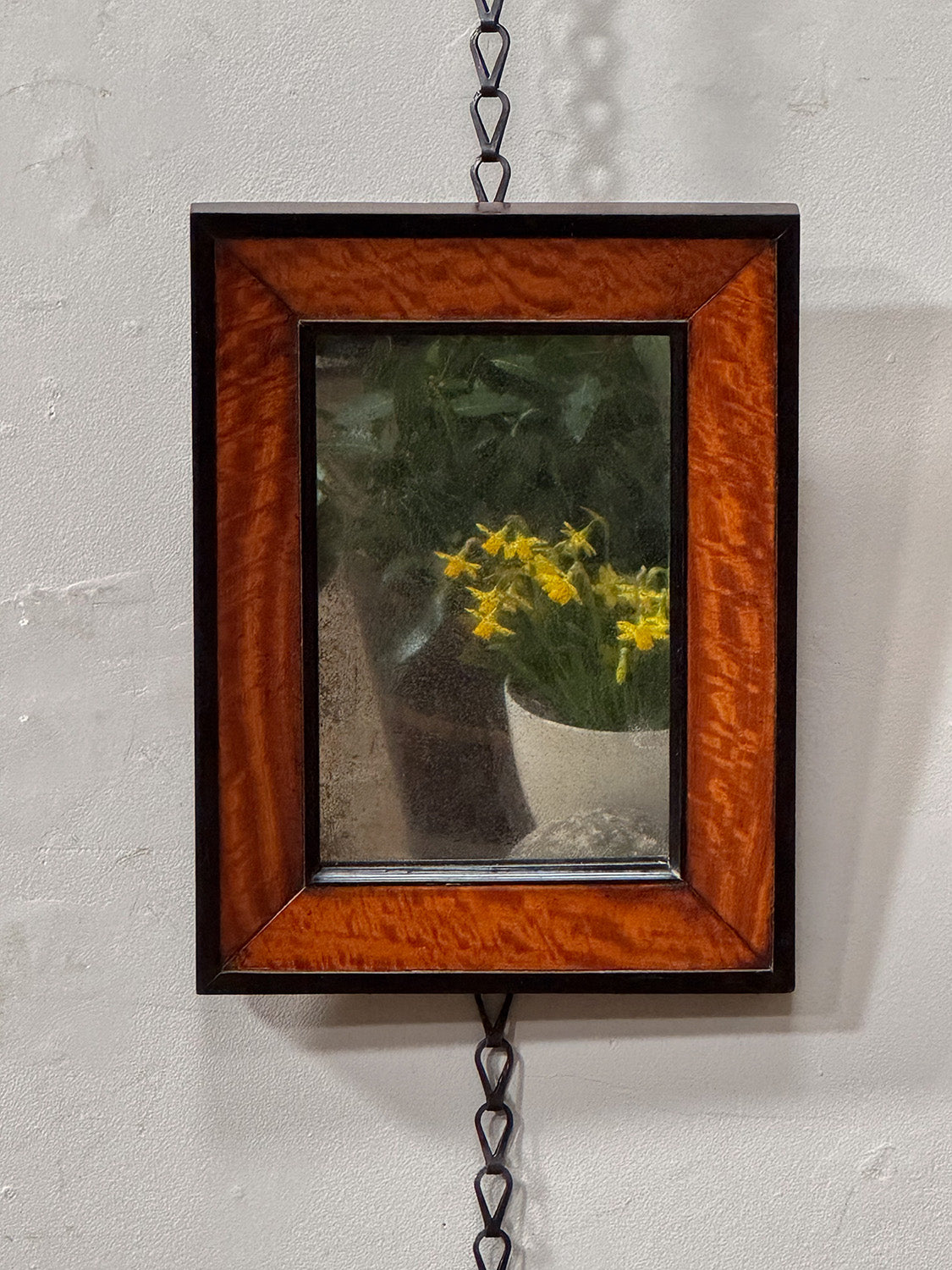 A Mid 19th Century Satinwood Mirror
