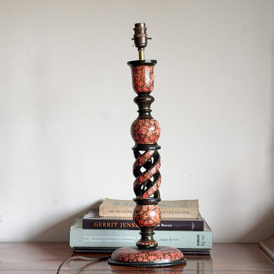An Early 20th Century Kashmiri Twist Lamp
