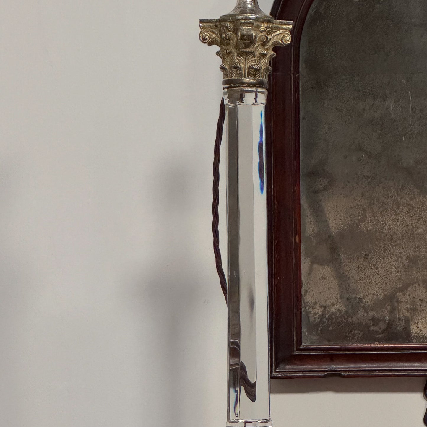 A Late 19th Century Cut Glass Lamp
