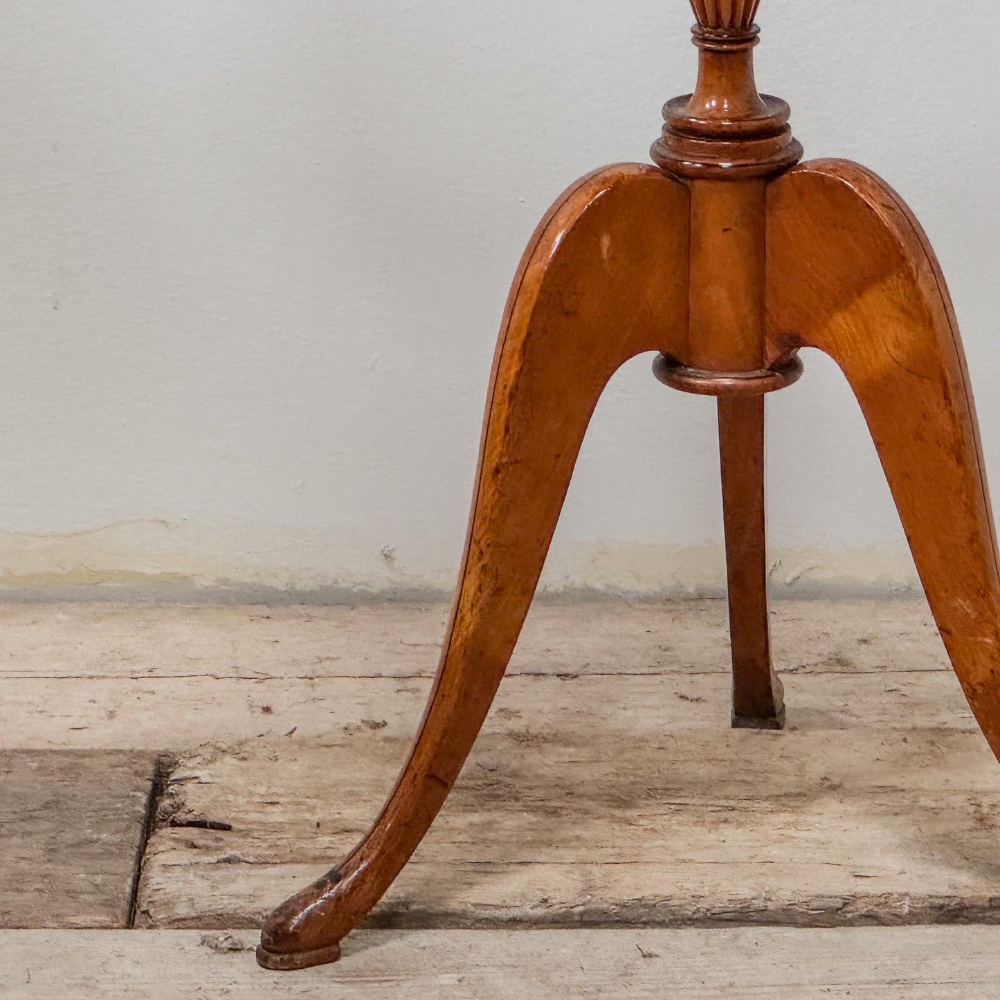 A Sheraton Period Satinwood Occasional Table