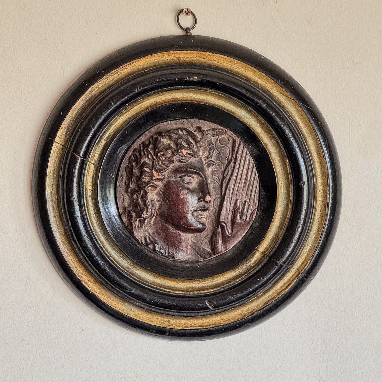 A 19th Century Framed Cameo of Alexander the Great