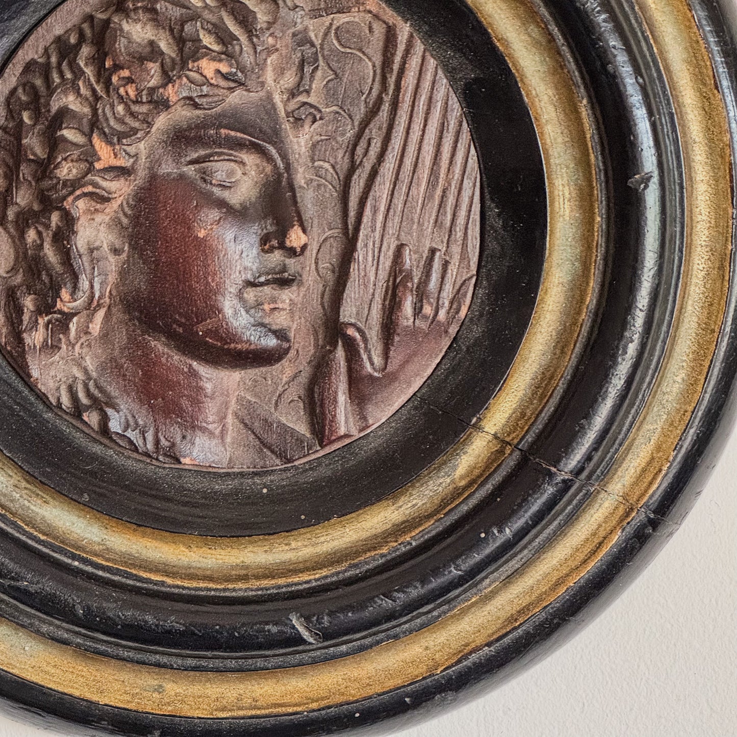 A 19th Century Framed Cameo of Alexander the Great