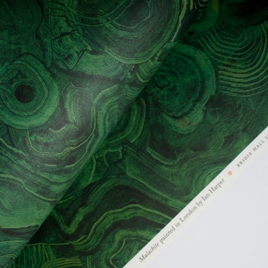 Malachite Patterned Paper