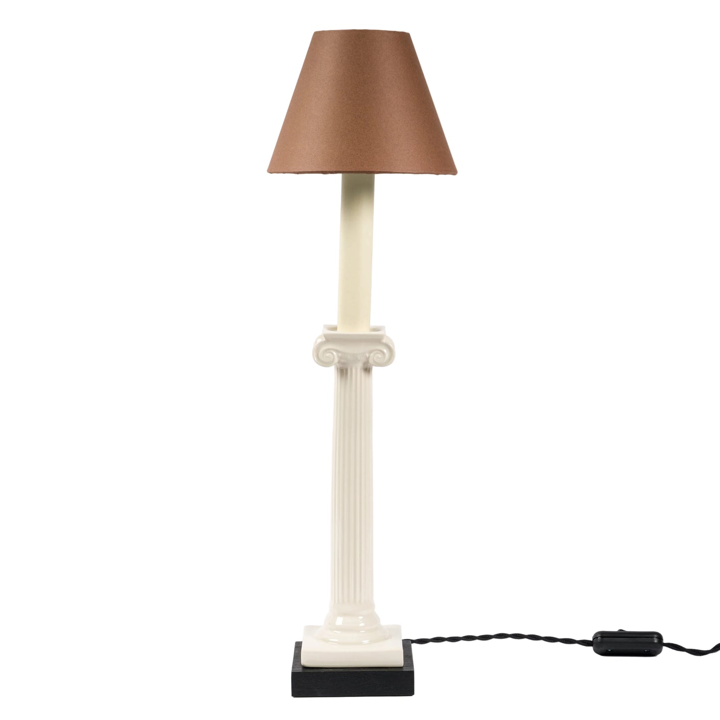 6” Brown Card Lampshade