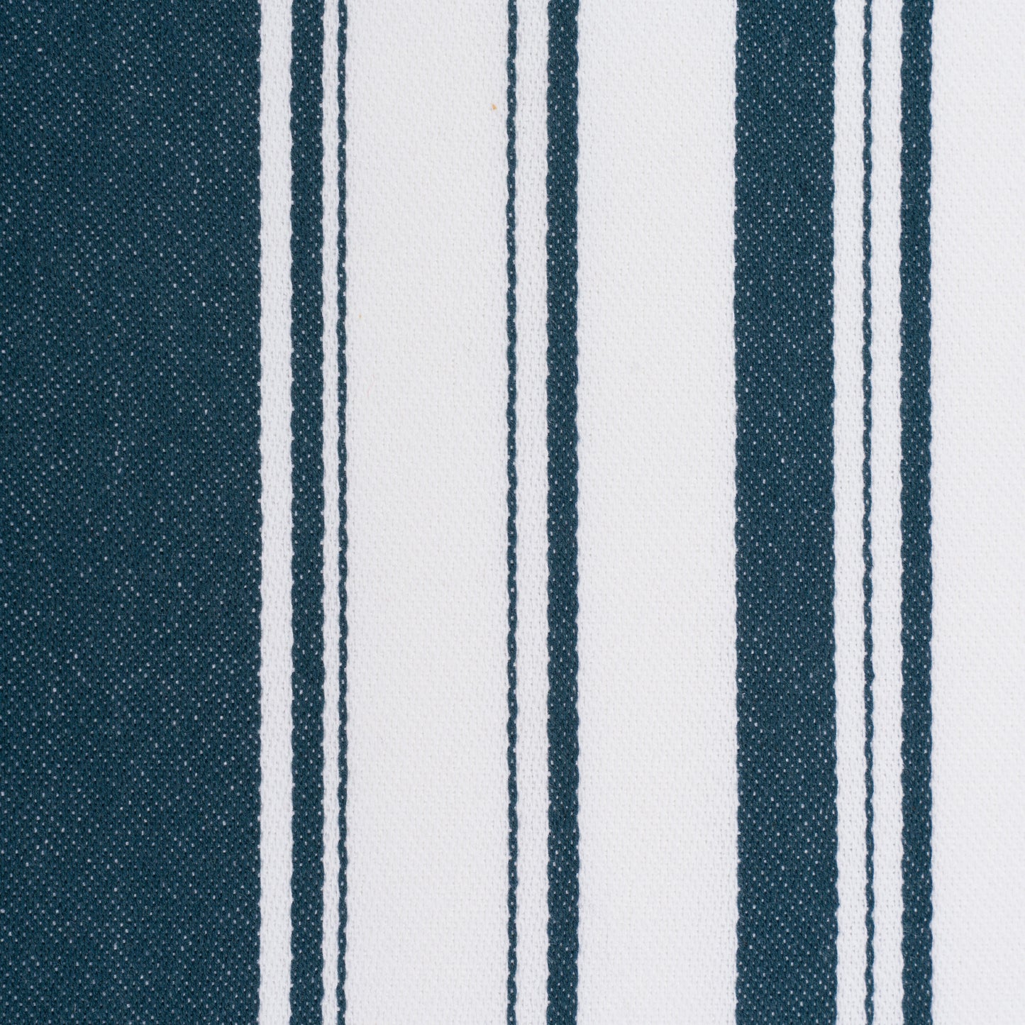 Striped Cotton Tea Towel - Blue